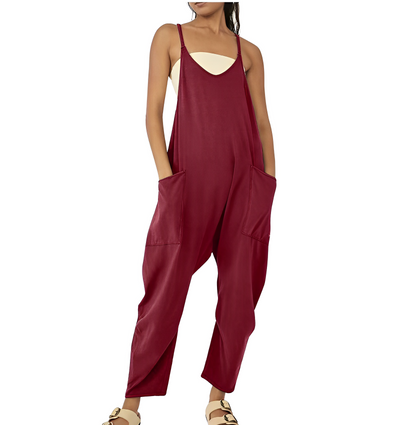 Bea | Damen-Jumpsuit mit Weitem Bein