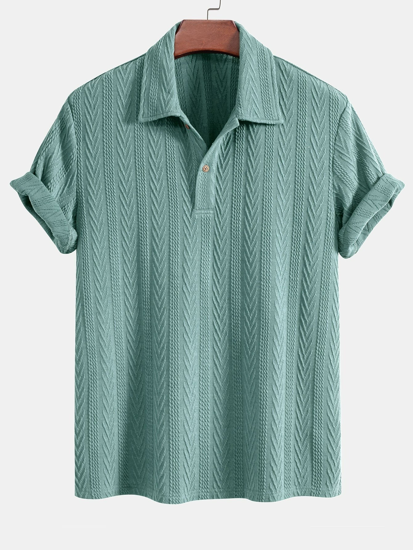 Ben | Geometrisches Jacquard-Polo