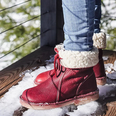 Helena – mit wolle gefütterte lederstiefel für damen