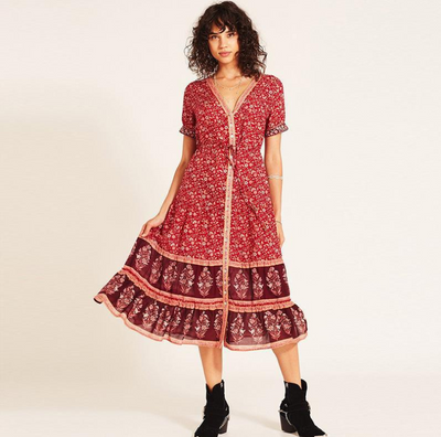 Bohini | Bohemianisches Druckkleid