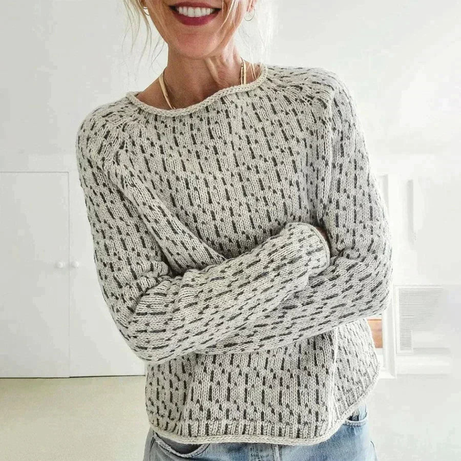 Renise – eleganter grauer pullover