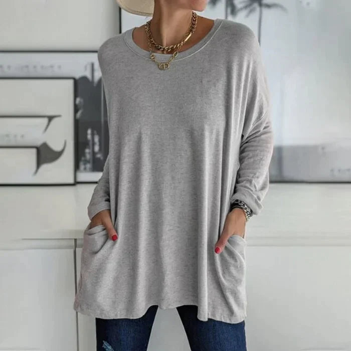 Cariel | Modische Tunika-Bluse mit Tasche