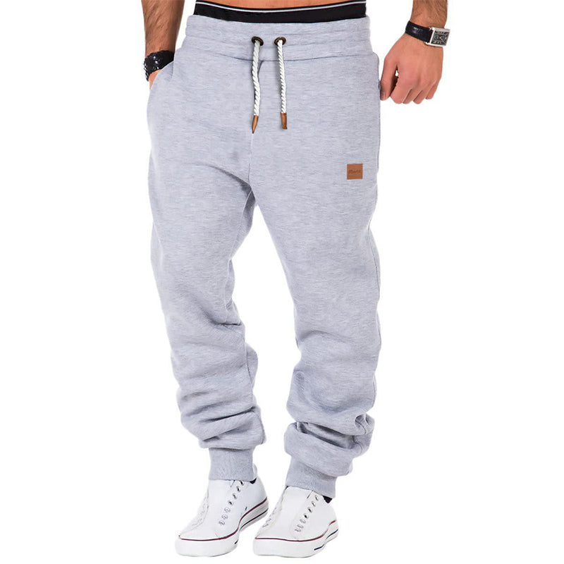 Max Comfort | Herren Einfarbige Jogginghose mit Kordelzug und Elastischer Taille