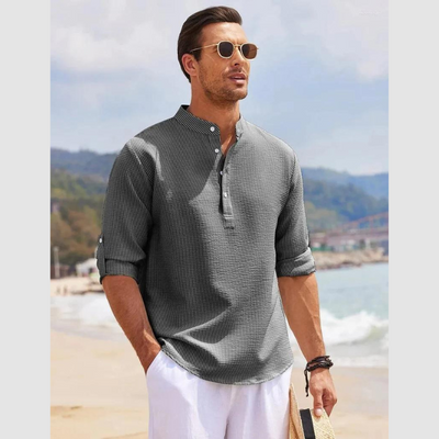 Dominik | Stylish Casual Shirt - Modisches und Bequemes Herrenhemd