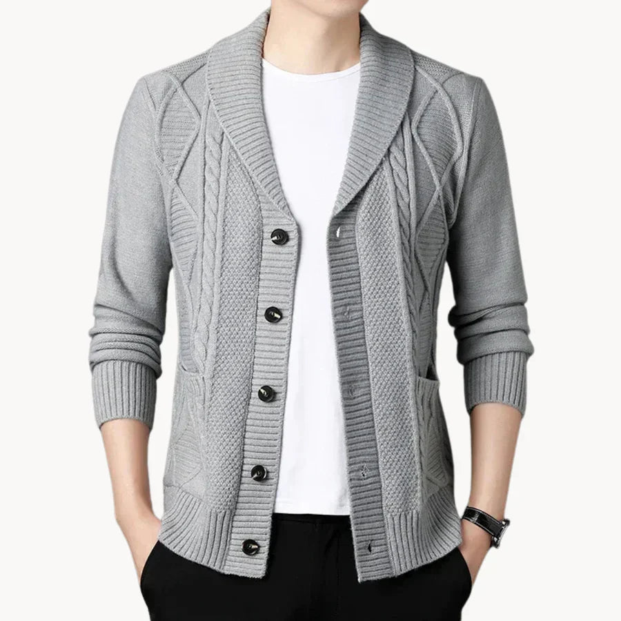 Raleigh - raffinierter damen-cardigan mit geripptem design