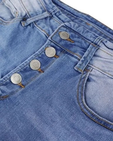 Sexy Denim-Hose mit hoher Taille