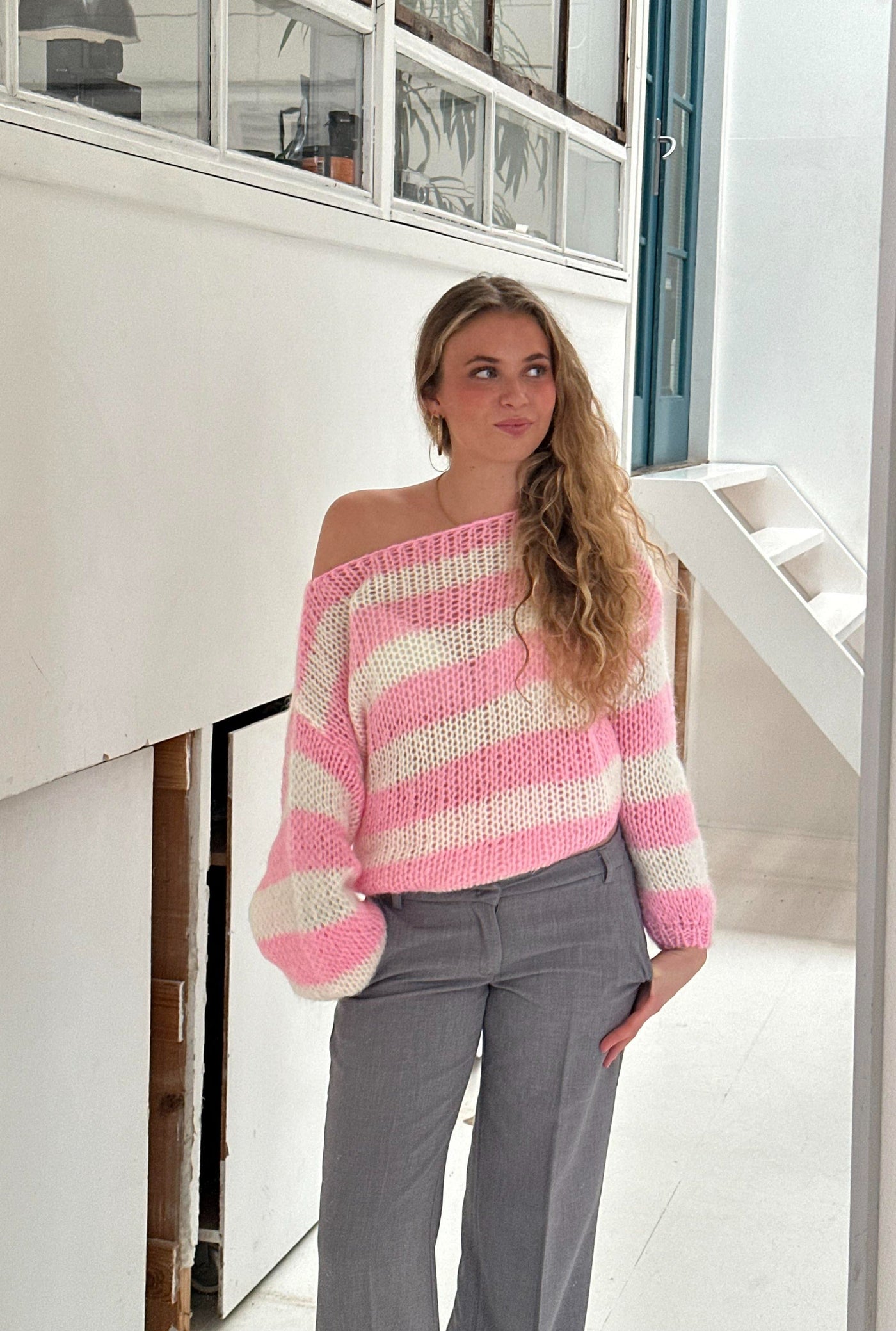 Bonafita Liana | Gestreifter Strickpullover