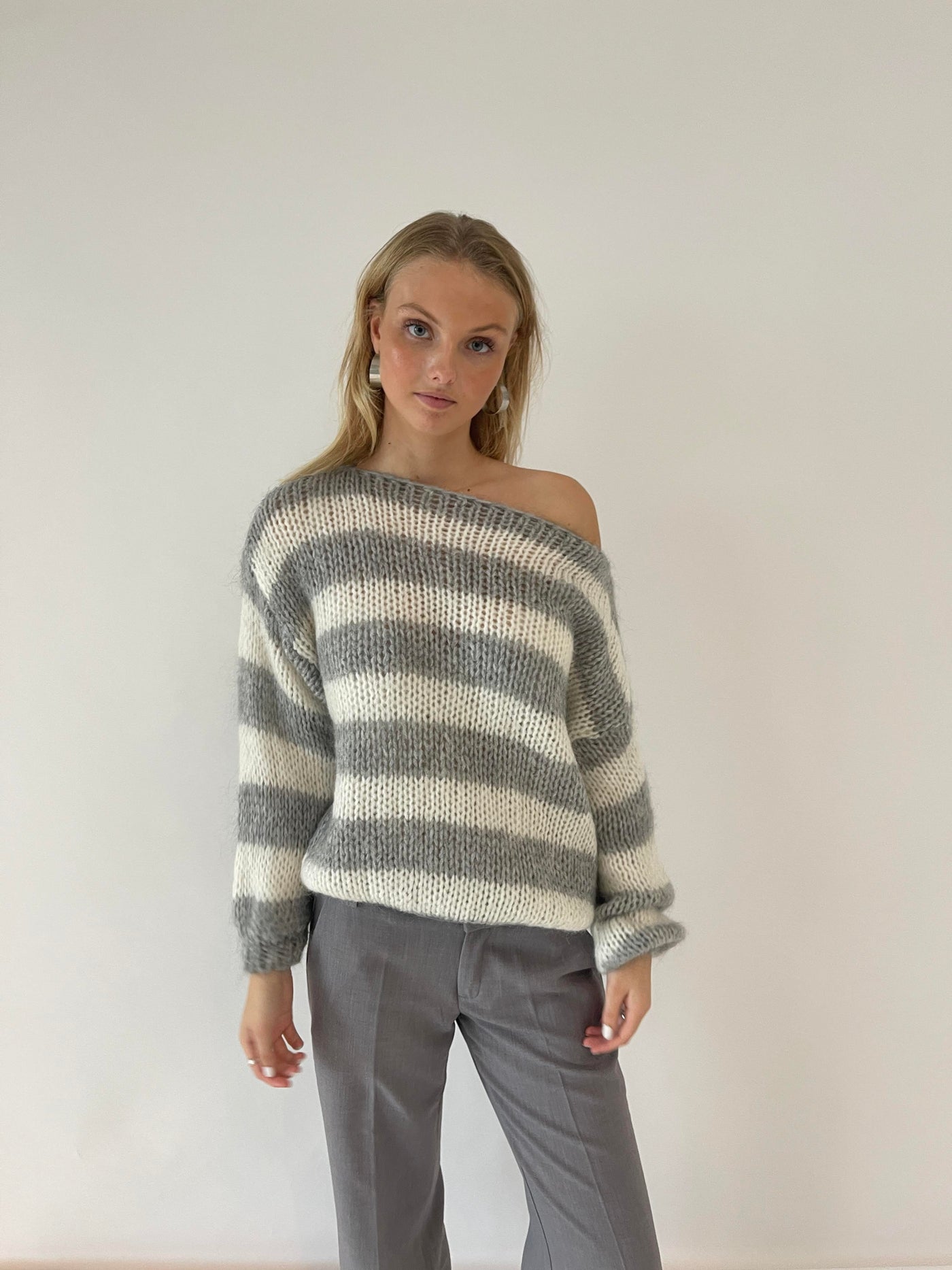 Bonafita Liana | Gestreifter Strickpullover