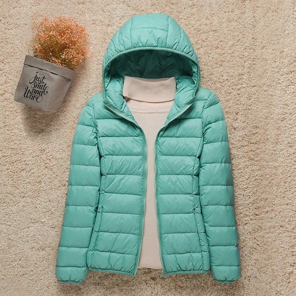 Wasserdichte und ultraleichte winterjacke für damen