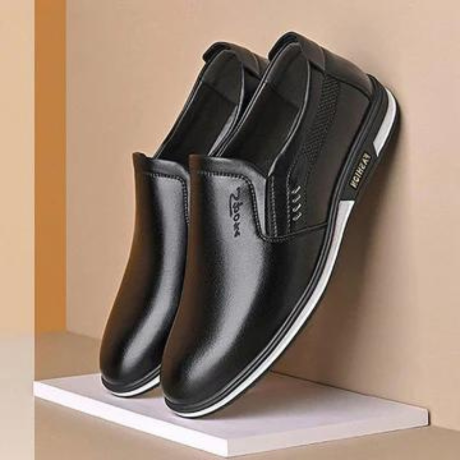 Alfredo | Bequeme und stilvolle formelle Lederslipper für Herren