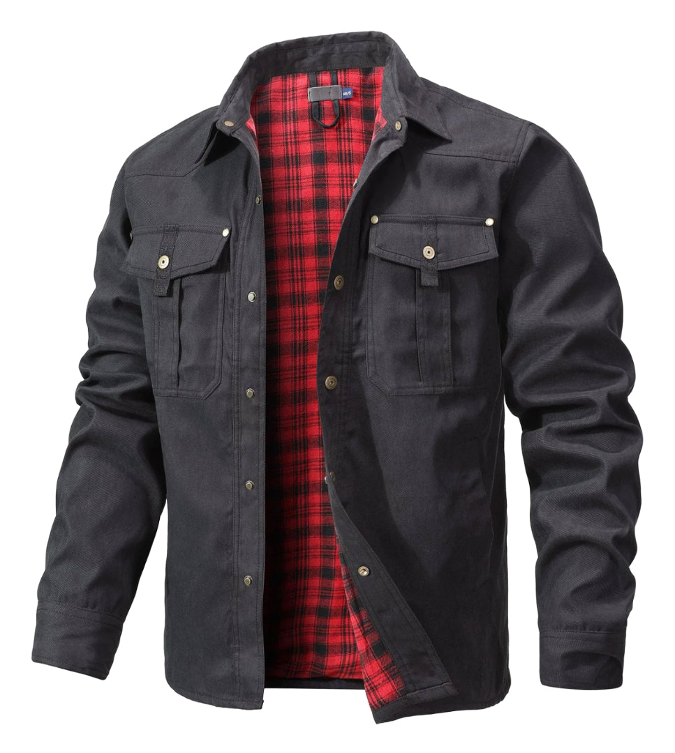 Brad - Flanell Rover Jacke