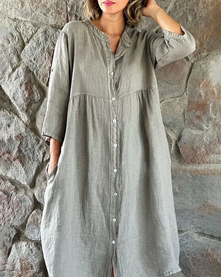 Sara™ - ButtonDownDress