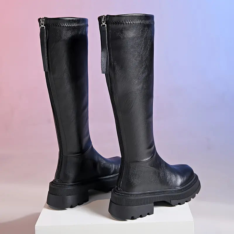 Stylisch - vielseitige stiefel mit schmaler passform und reißverschluss