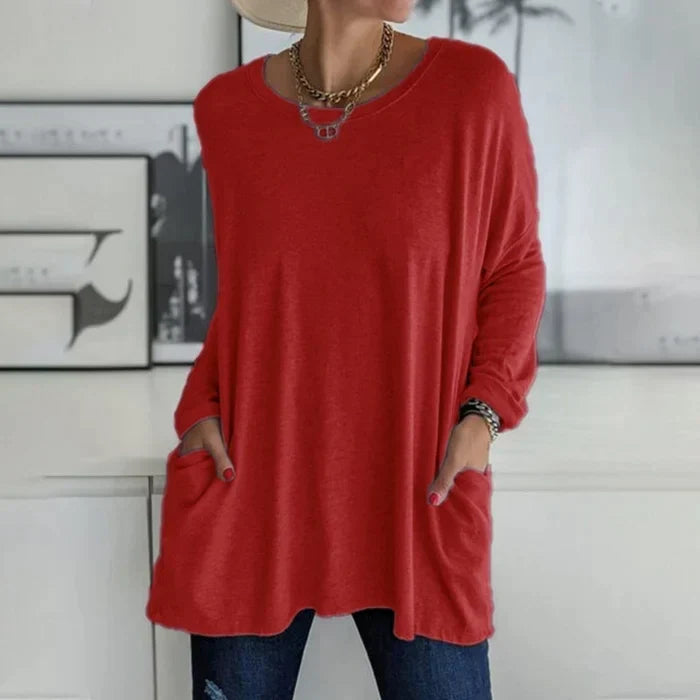 Cariel | Modische Tunika-Bluse mit Tasche