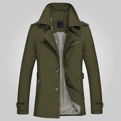 AMBROSE - Eleganter Trenchcoat für Herren (wind- und wasserdicht)