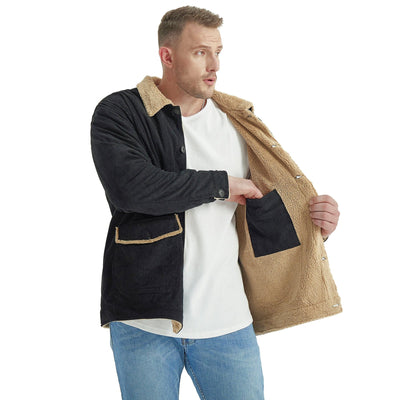 Warme, bequeme herrenjacke