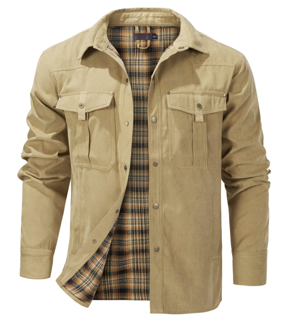 Brad - Flanell Rover Jacke