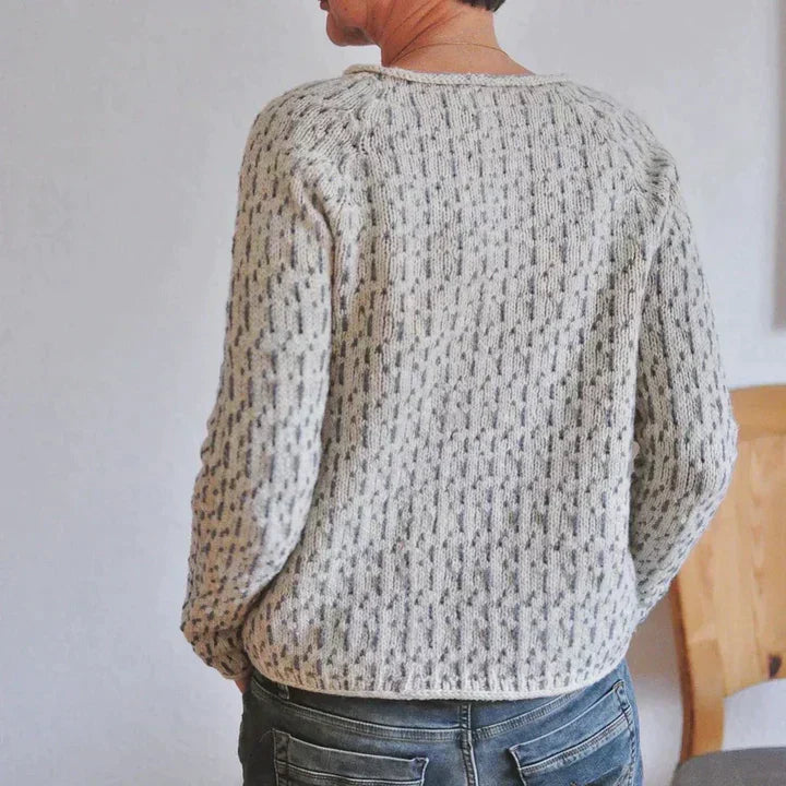 Renise – eleganter grauer pullover