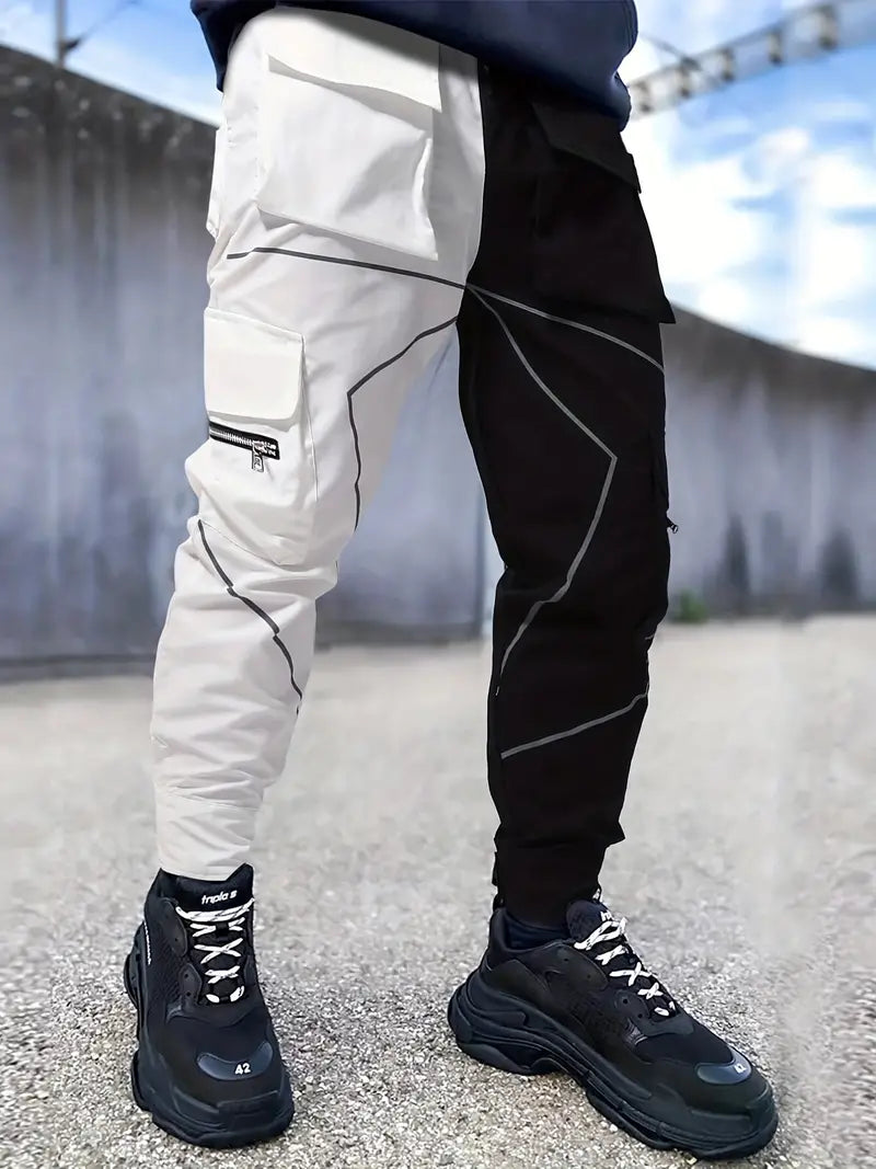 Aarav – einzigartige design-multi-pocket-hose für herren