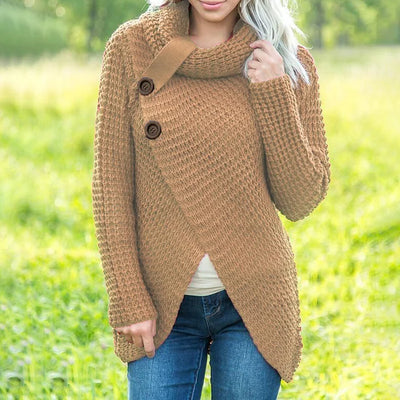 Beatrix | Casual Pullover mit unregelmäßigen Ärmeln und einfarbigem Design