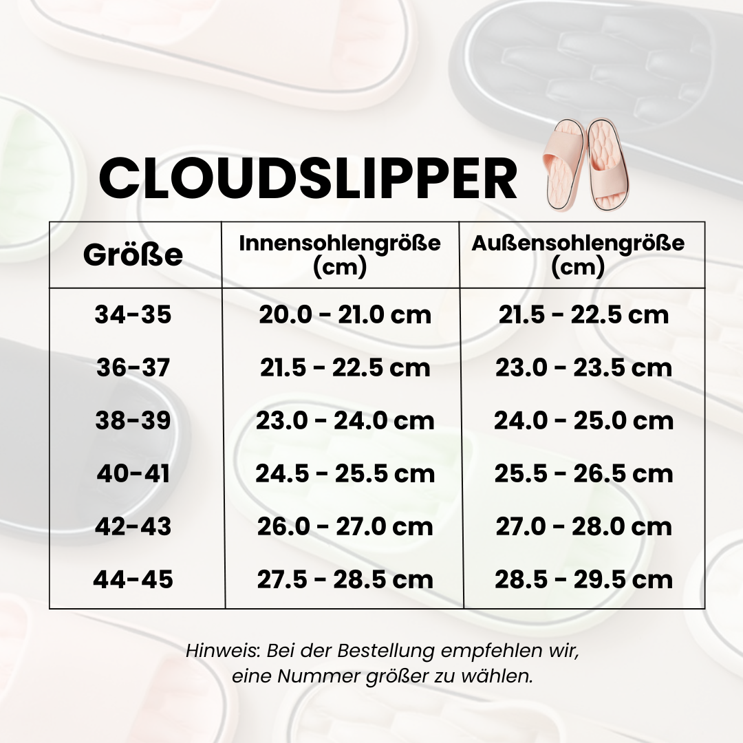 Cloudy | Orthopädische Slipper für maximalen Komfort