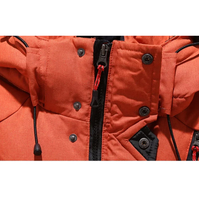 Alpenex - Herren Puffer Jacke mit Kapuze und Mehrfachtaschen