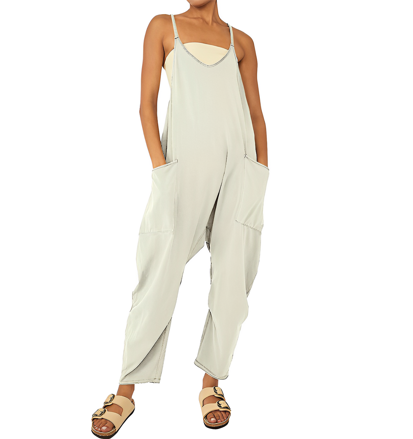 Bea | Damen-Jumpsuit mit Weitem Bein