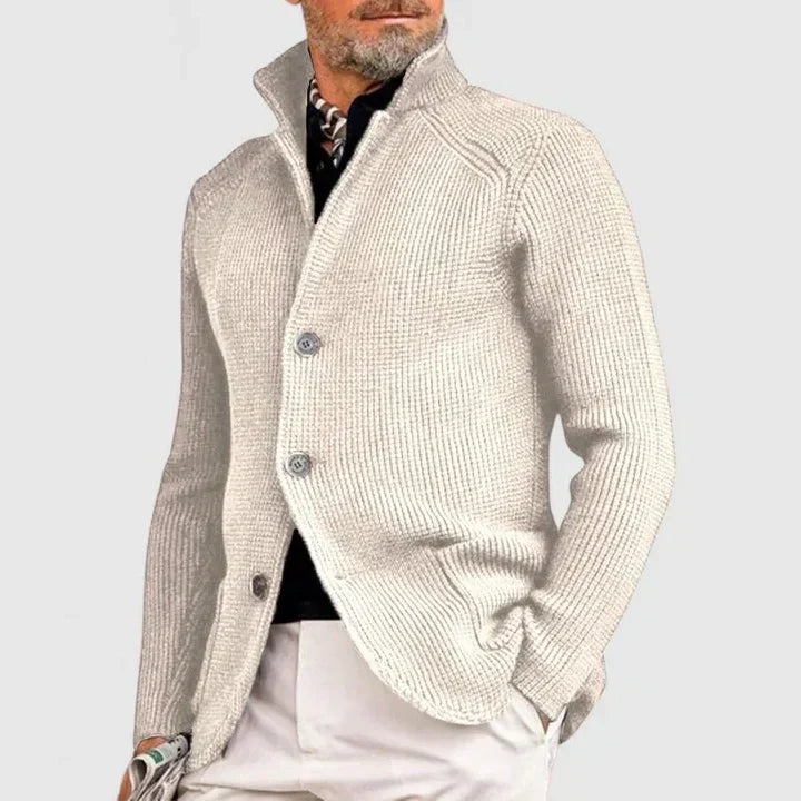 Eleganter cardigan für herren mit knopfverschluss