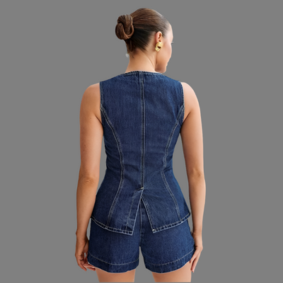 Ann | 2-teiliges Denim-Set