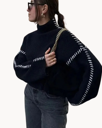 Oriana - gemütlicher damenpullover mit eleganter passform