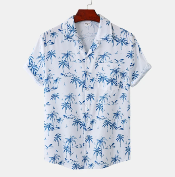 Hawaii surf blume bluse für männer