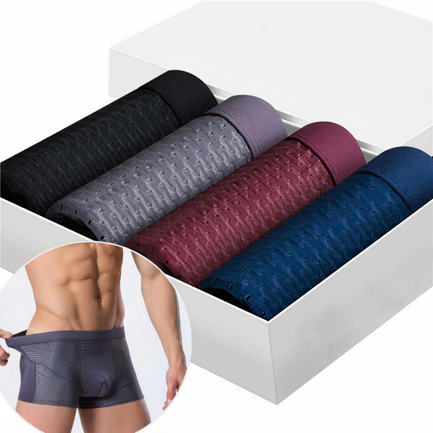 Max - Bambus Boxershorts Pack in Trendfarben