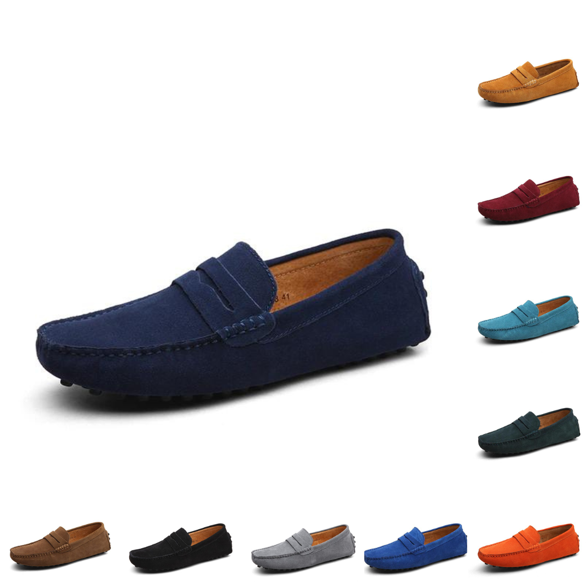 Florence - Slipper aus Leder mit Mokassin