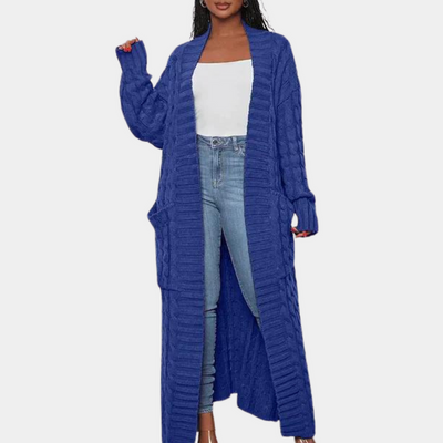 Stylischer, übergroßer damen-cardigan