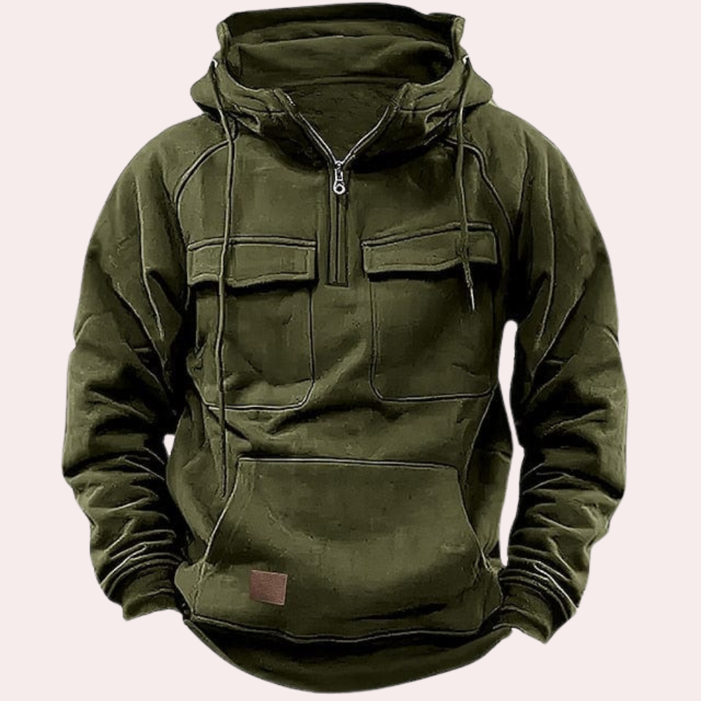 Stylischer herren-hoodie für den winter