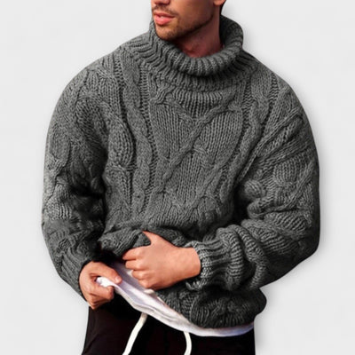 Ruben - gestrickter winterkomfort-rollkragenpullover für herren