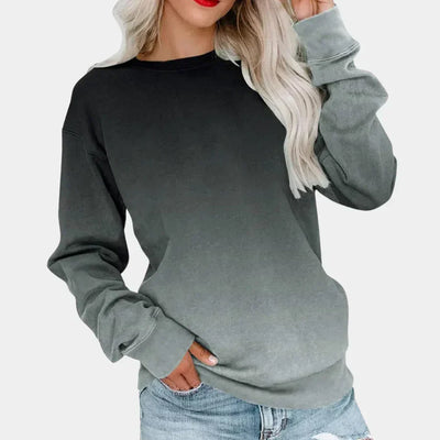 Ivet – trendiger pullover mit farbverlauf für damen