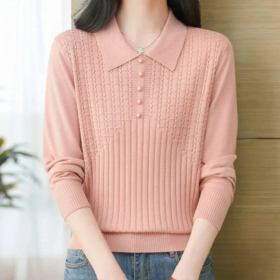 Elitsa – schlichter strickpullover für damen