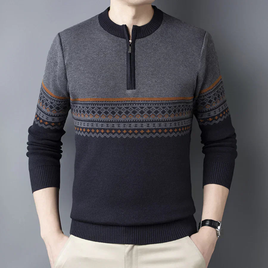 Valentyn – stylischer strickpullover für herren