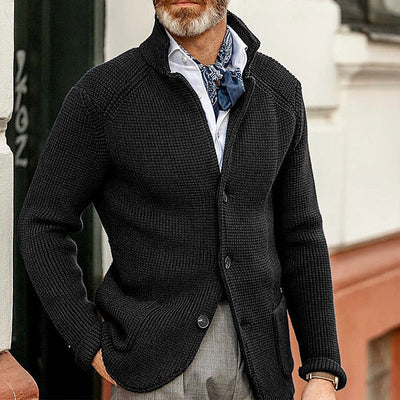 WOLFF Eleganter Herren Cardigan