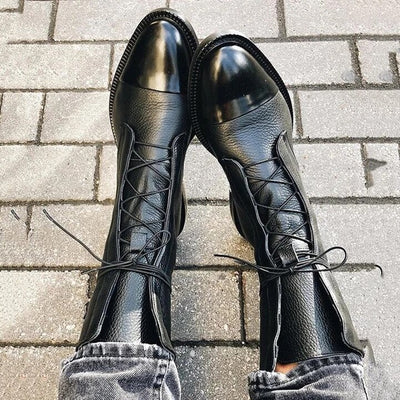 Gabour Klassische Stiefel | Vintage Stiefel mit Absatz für Frauen