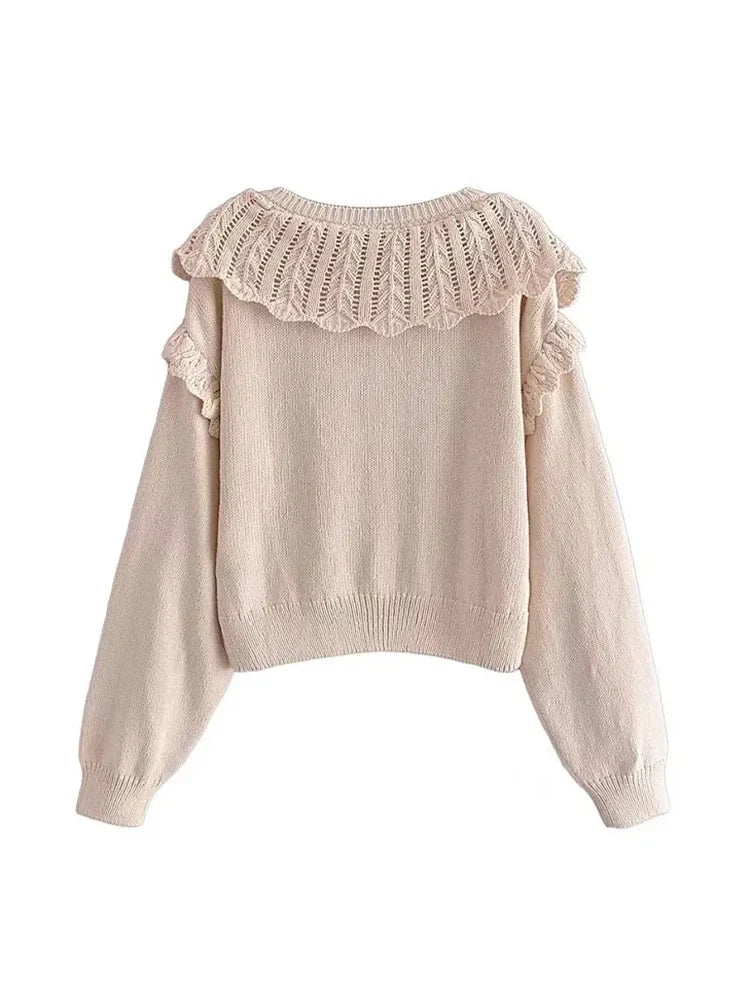 Gerdien | Pullover mit einer Knopfreihe