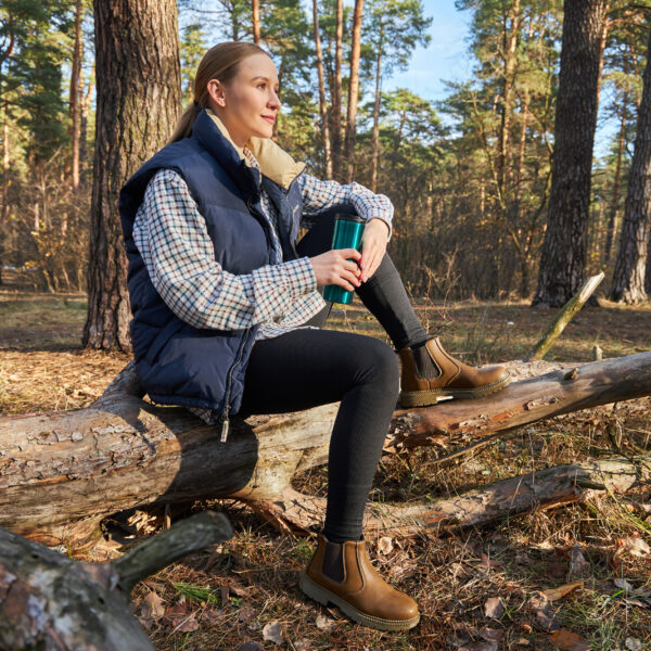 Auberon | Wasserdichte Sicherheitsschuhe mit Stahlkappen-Schutz - Robuste Rutschfeste Arbeitsstiefel