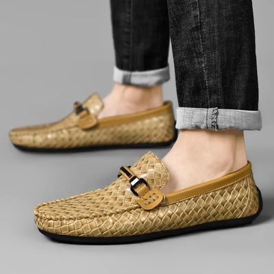 Berando | Leder Herren schuhe Slip on Mokassins Herren atmungsaktiv mode