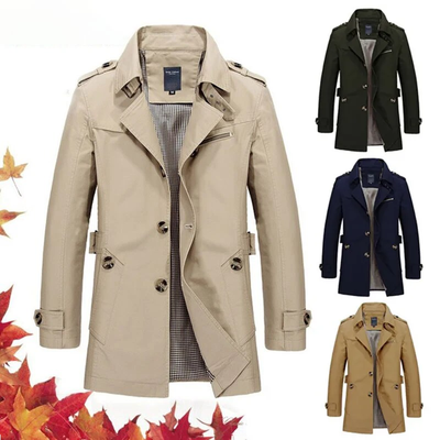 Becotic™ Trenchcoat | Stylischer langer Mantel