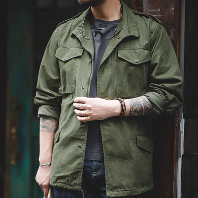 Abbas - Robuste M65 Herren Outdoor Jacke mit viel Platz