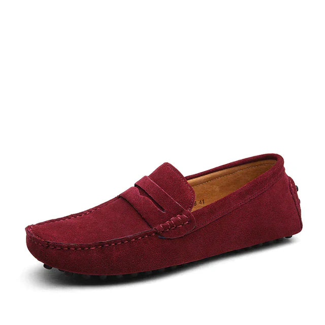 Amigo | Leder Halbschuhe Slip-On - Hochwertige Leder Slipper für Herren