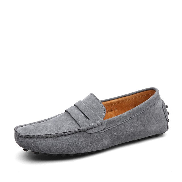 Amigo | Leder Halbschuhe Slip-On - Hochwertige Leder Slipper für Herren