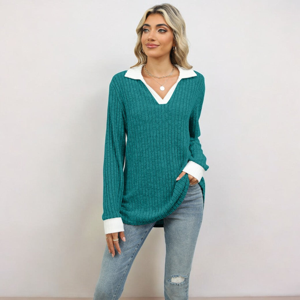 Cerra | Klassisches Damen Langarmshirt