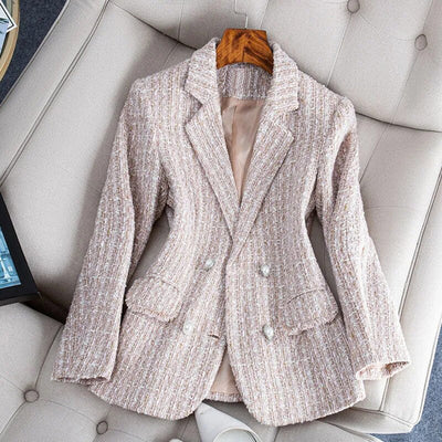 Saskia | eleganter tweed-blazer für damen